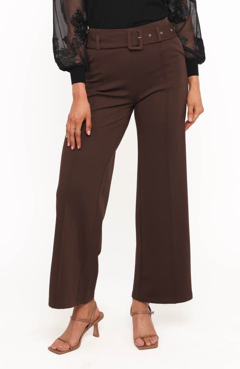 Benton Belted Wide Leg Pants