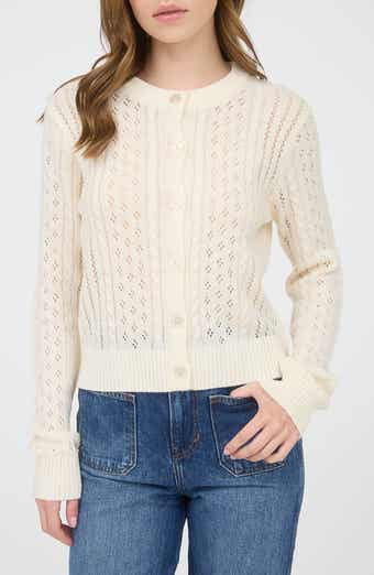 Blu Pepper Pointelle Cardigan