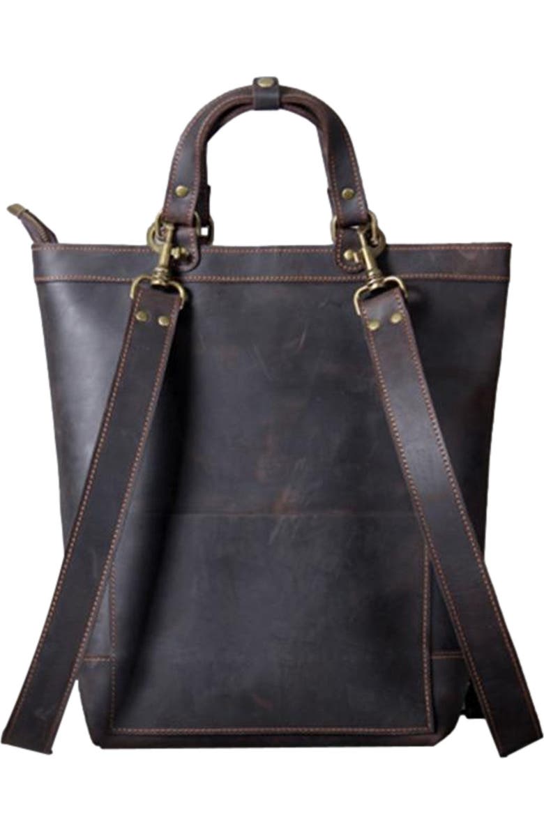 STEEL HORSE LEATHER The Icarus | Handmade Vintage Leather Backpack, Alternate, color, Brown