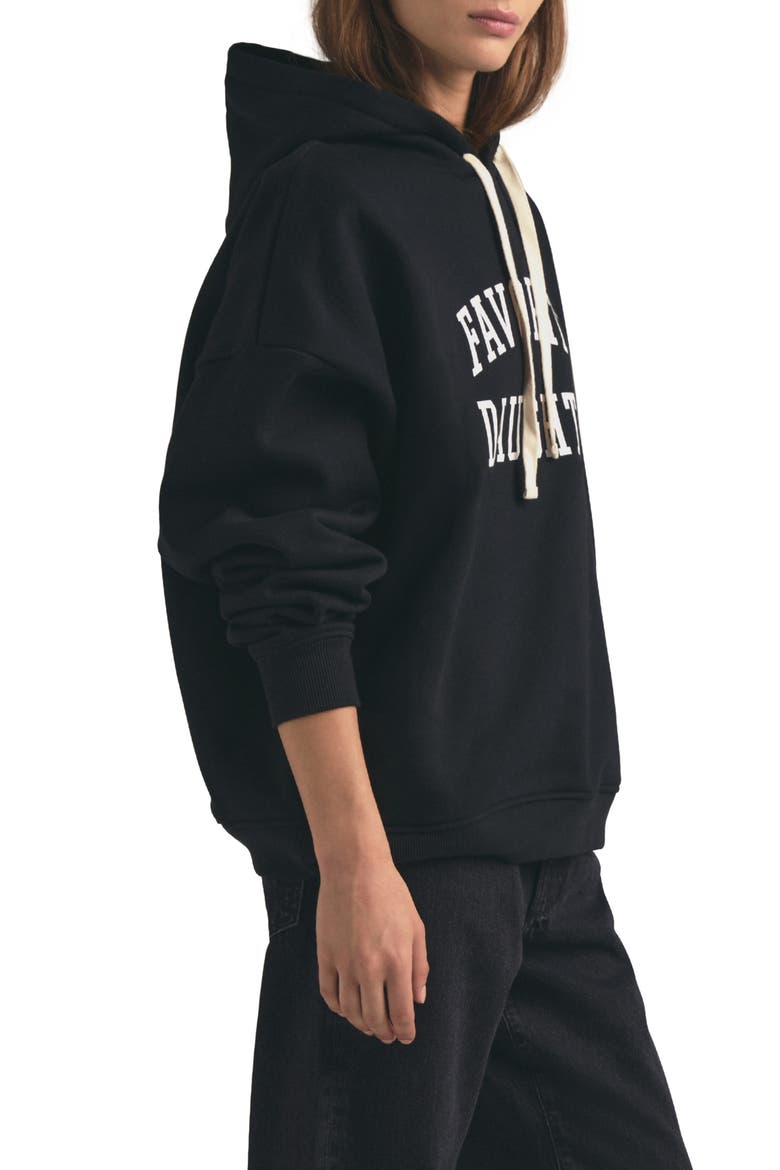 The Collegiate Graphic Hoodie, Alternate, color, BLACK