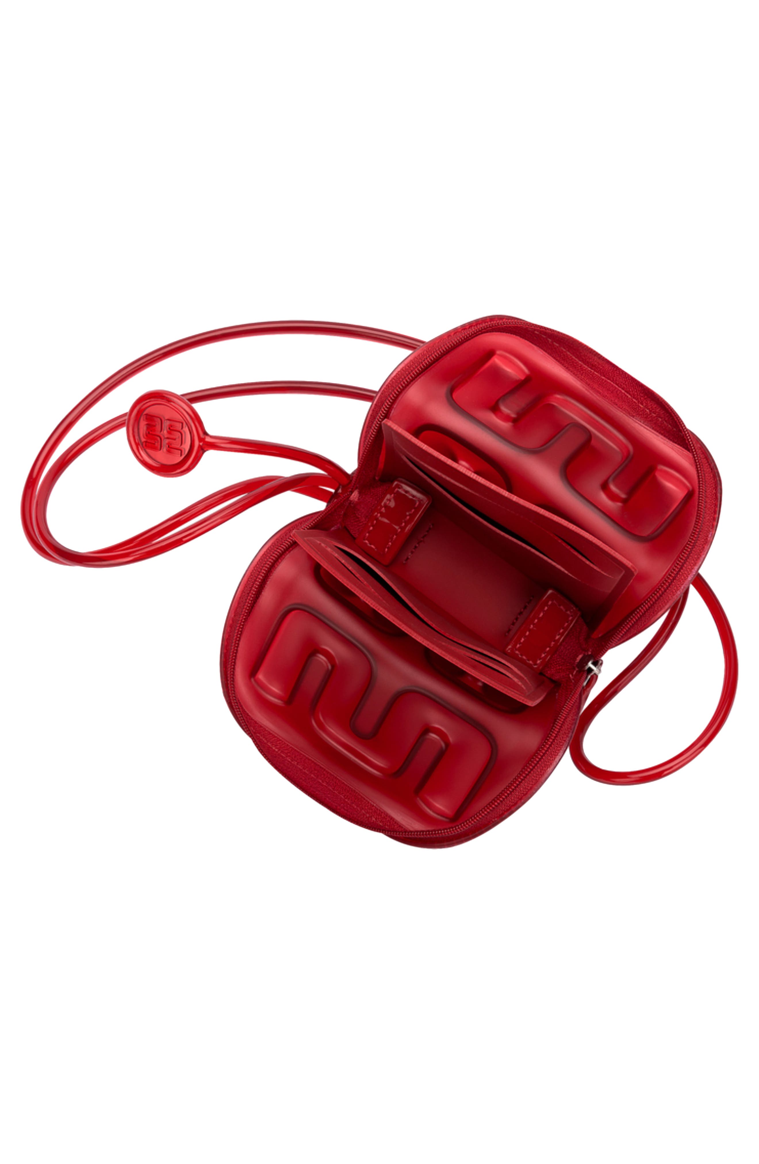 Jelly Crossbody Wallet, Alternate, color, RED