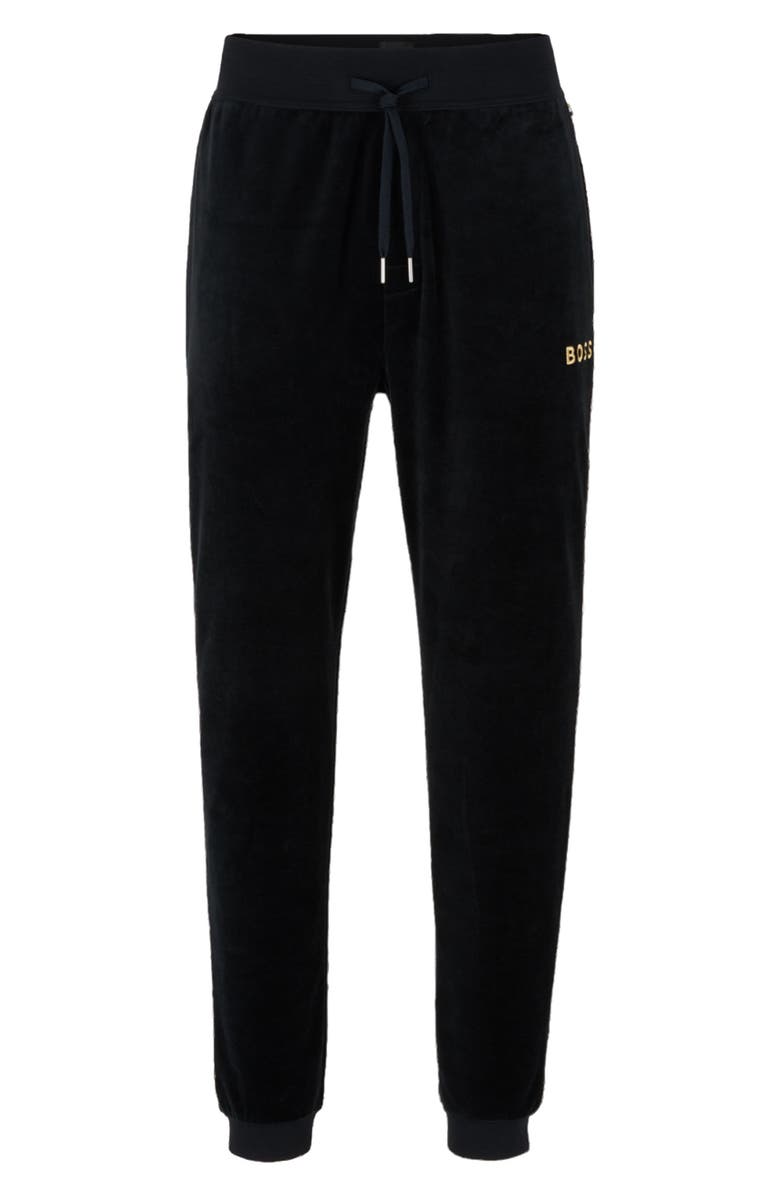 BOSS Velour Pajama Joggers, Main, color, 