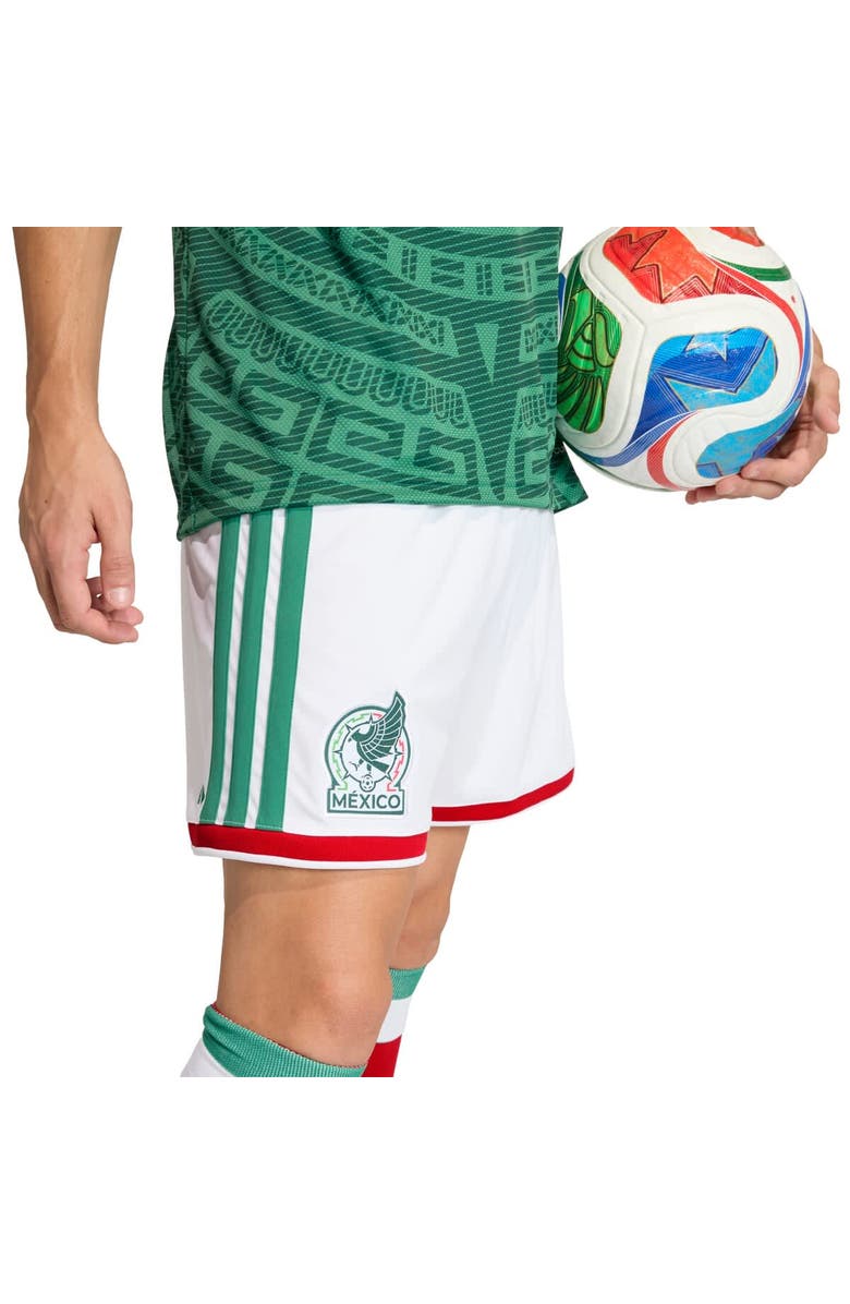 adidas Men's adidas  White Mexico National Team FIFA x World Cup 2026  Replica Shorts, Alternate, color, White