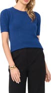 Vince Camuto Short Puff Sleeve Sweater