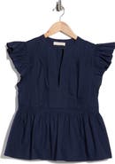 Ulla Johnson Luise Flutter Sleeve Top