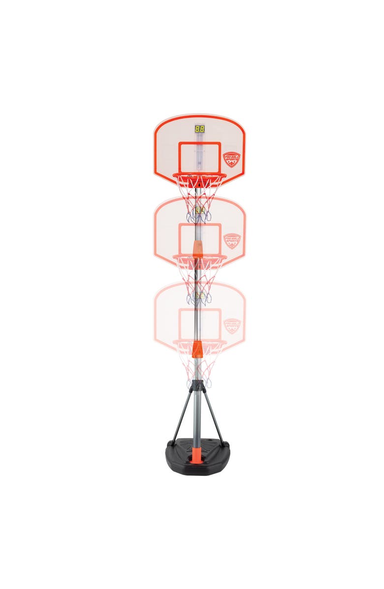 Pro Ball Portable Electronic Scoreboard Basketball Hoop, Alternate, color, 