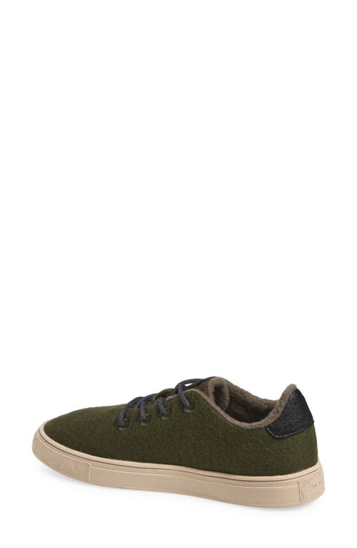 Yy Nation Cirro Wool Blend Water Resistant Low Top Sneaker In Green