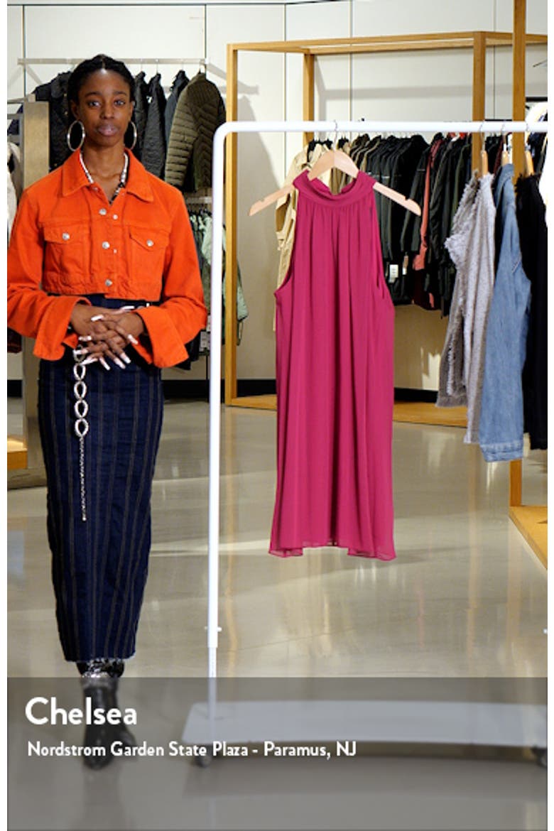 Halter Neck Chiffon Dress video