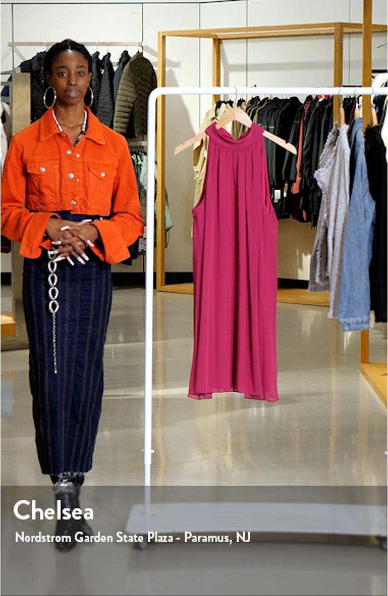 Halter Neck Chiffon Dress, sales video thumbnail