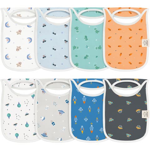 8-Pack Hallo Drool Bibs