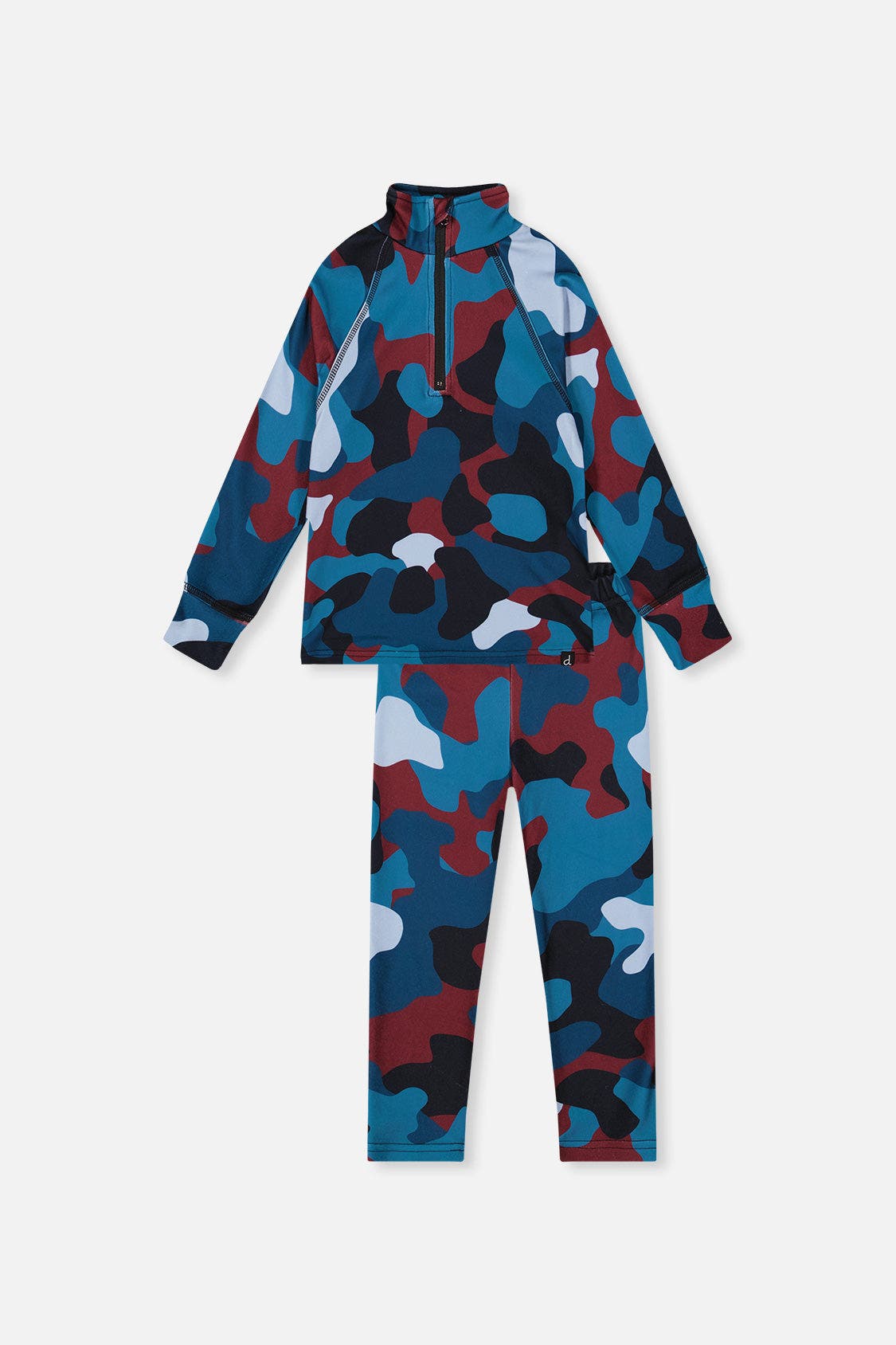 selected Blue and Red Camouflage
