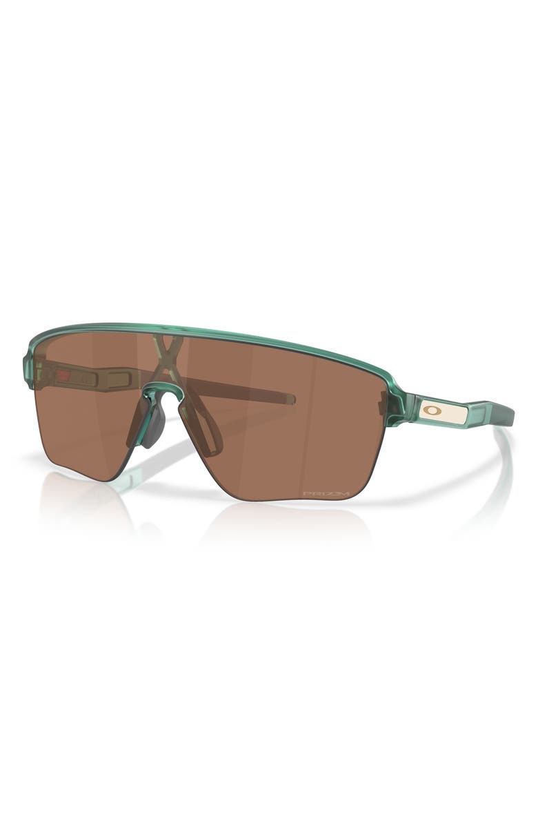 Oakley Corridor SQ 42mm Semi Rimless Prizm<sup>™</sup> Polarized Sunglasses, Alternate, color, Trans Pacific / Prizm Tungsten