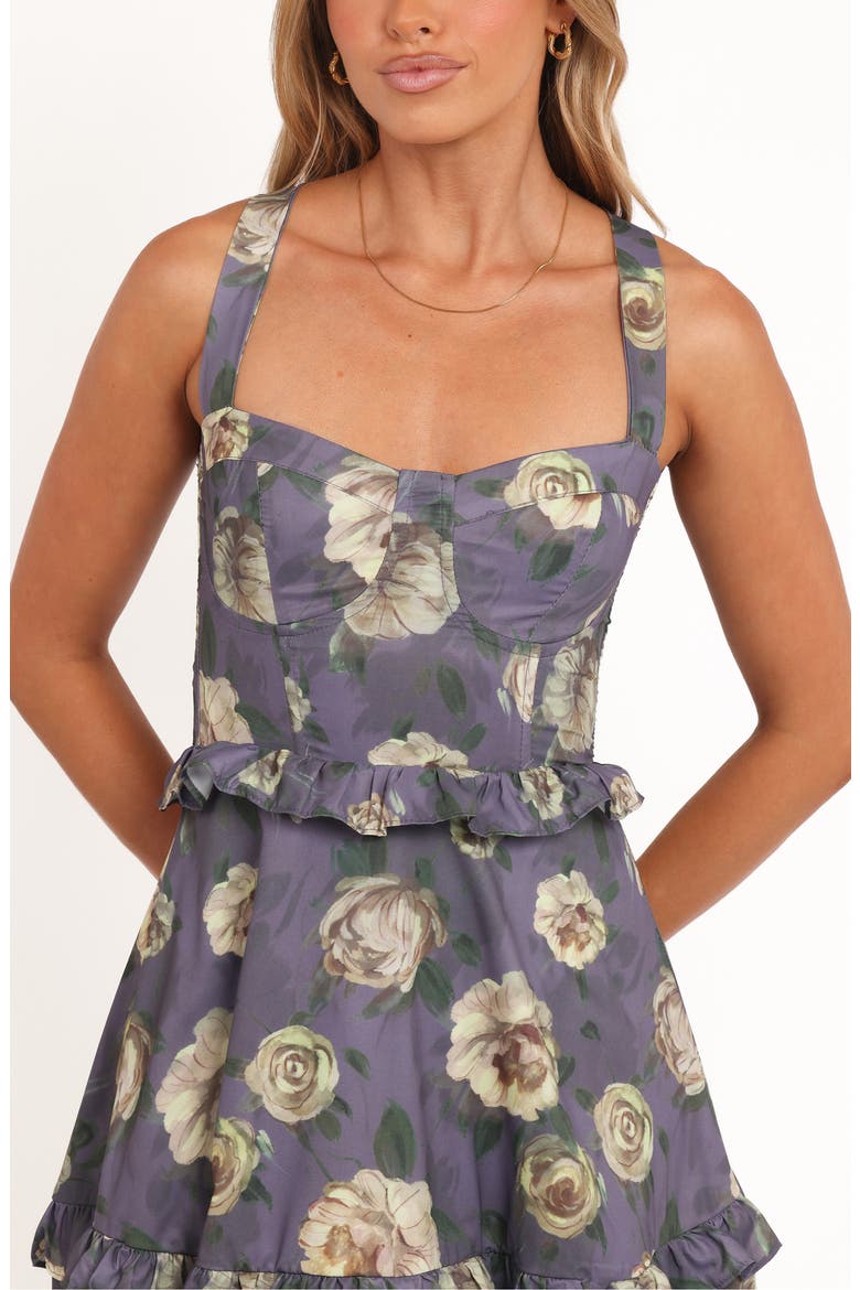 Lillee Floral Tiered Maxi Dress, Alternate, color, LAVENDER FLORAL