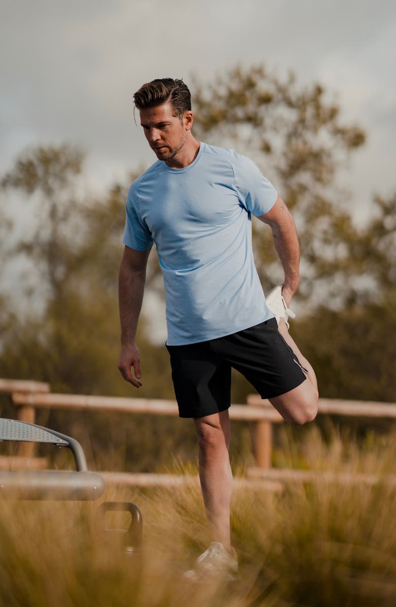 Zella Performance Run Shorts, Alternate, color, Black