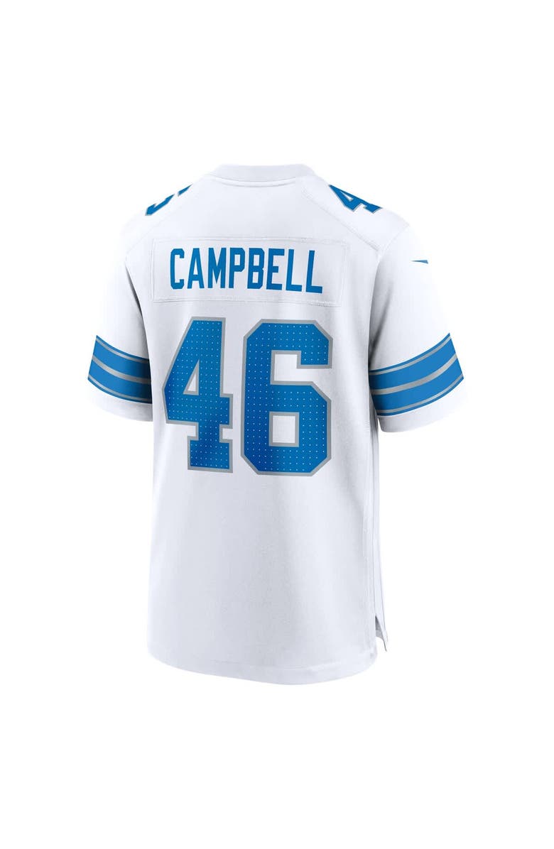 Nike Men's Nike Jack Campbell  White Detroit Lions White Game Jersey, Alternate, color, White