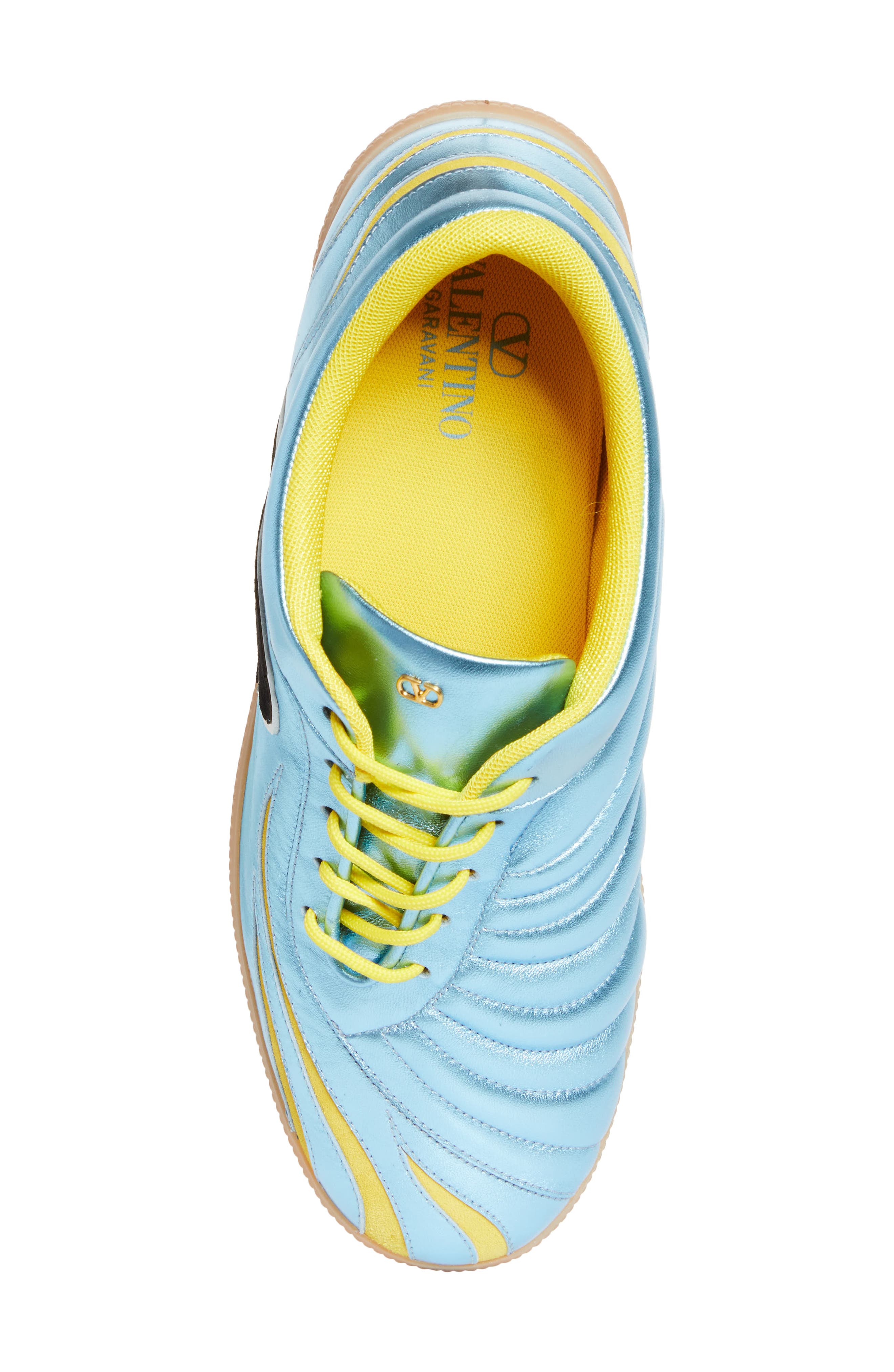 Valentino Garavani Kicky Low Top Sneaker, Alternate, color, Blue Multi