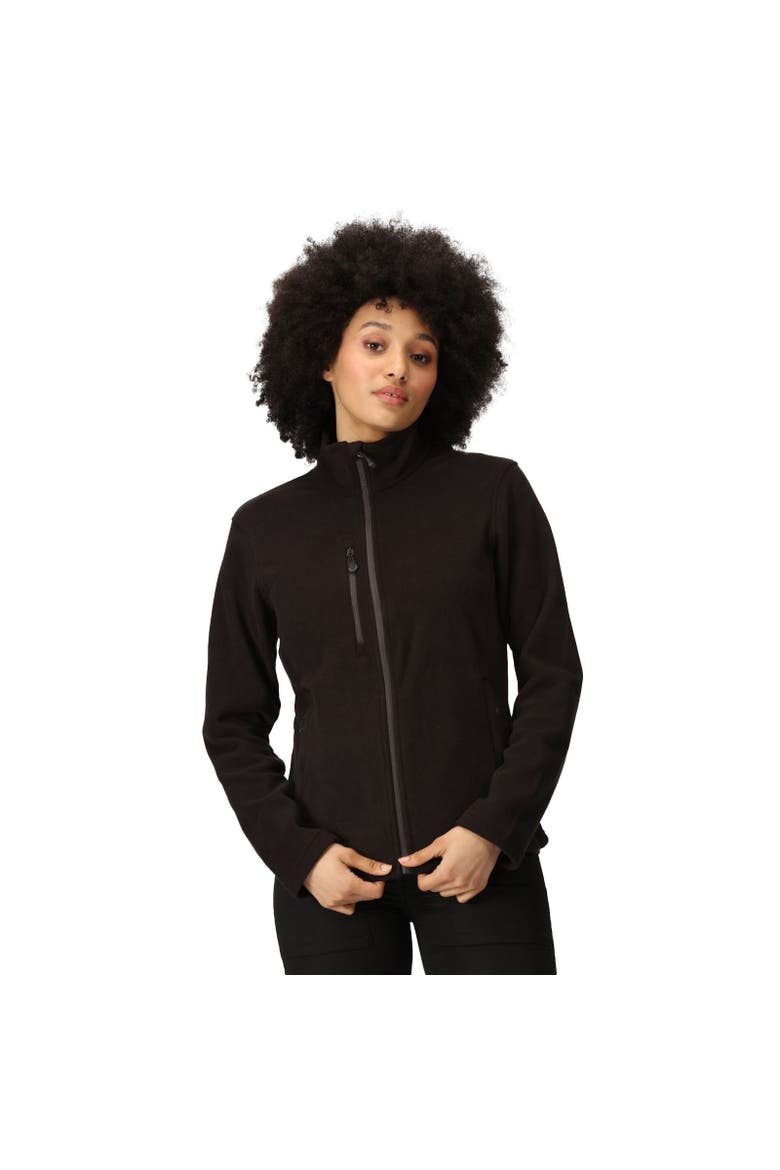 Honestly Made Fleece Jacket, Alternate, color, Black
