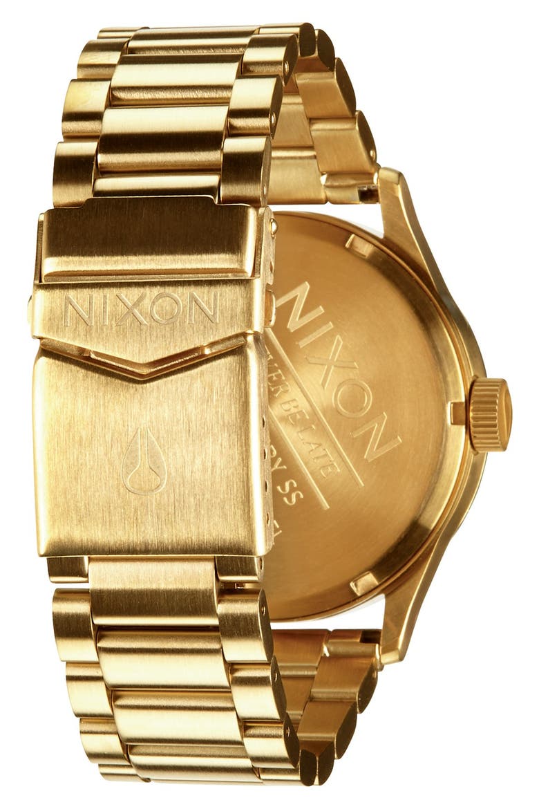 Sentry Bracelet Watch, 42mm, Alternate, color, GOLD