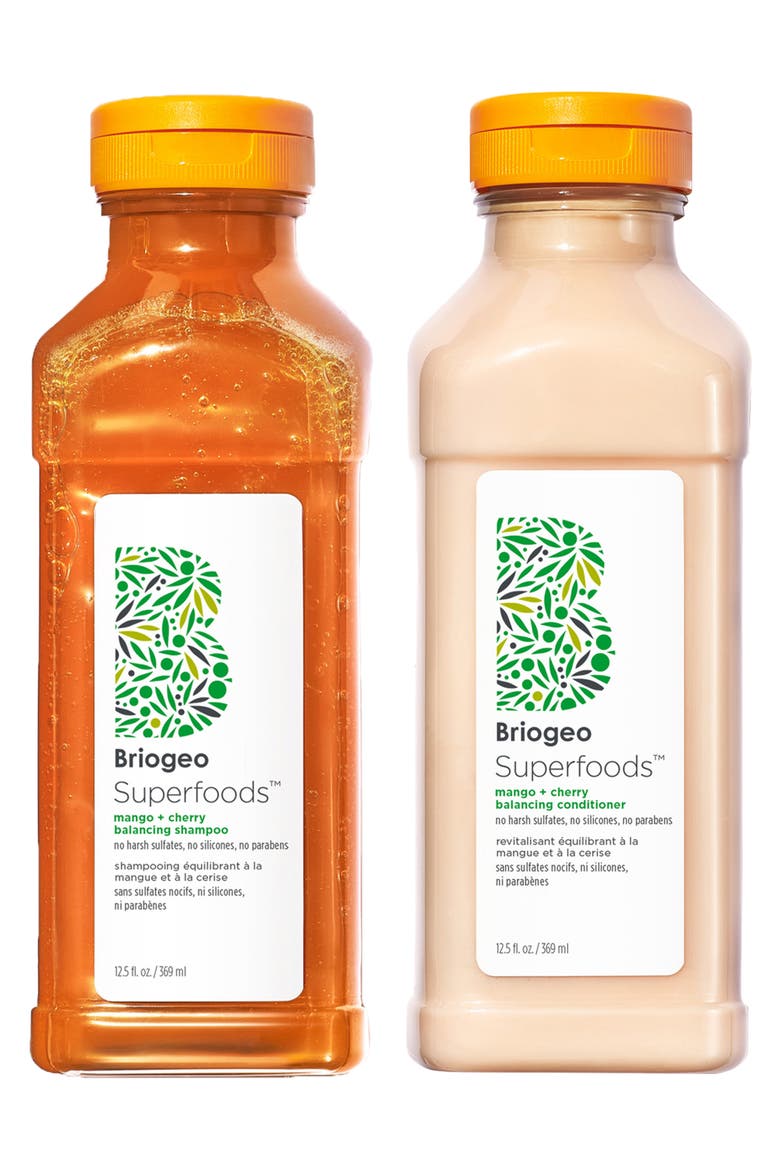Superfoods™ Mango + Cherry Balancing Shampoo & Conditioner Set $60 Value, Main, color, NO COLOR