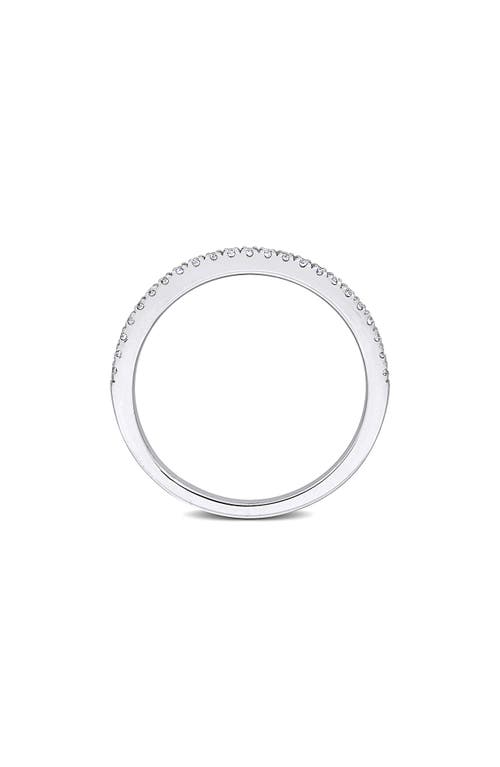 Created Forever 14k White Gold Lab Grown Diamond Band Ring In Metallic