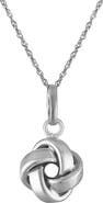FZN 14K Gold Knot Pendant Necklace