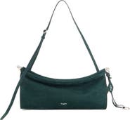 Alaïa Medium Le Click East/West Nubuck Shoulder Bag