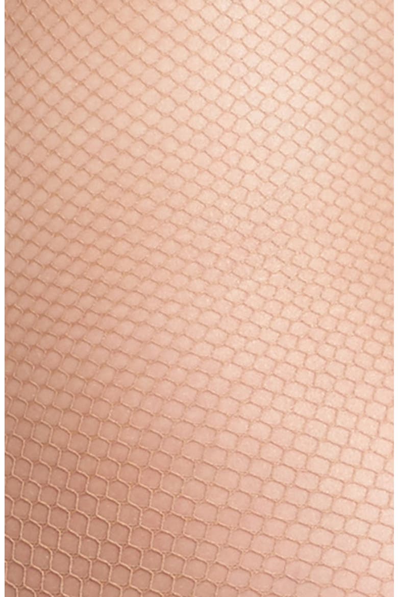 Tricot Fishnet Tights, Alternate, color, SABLE