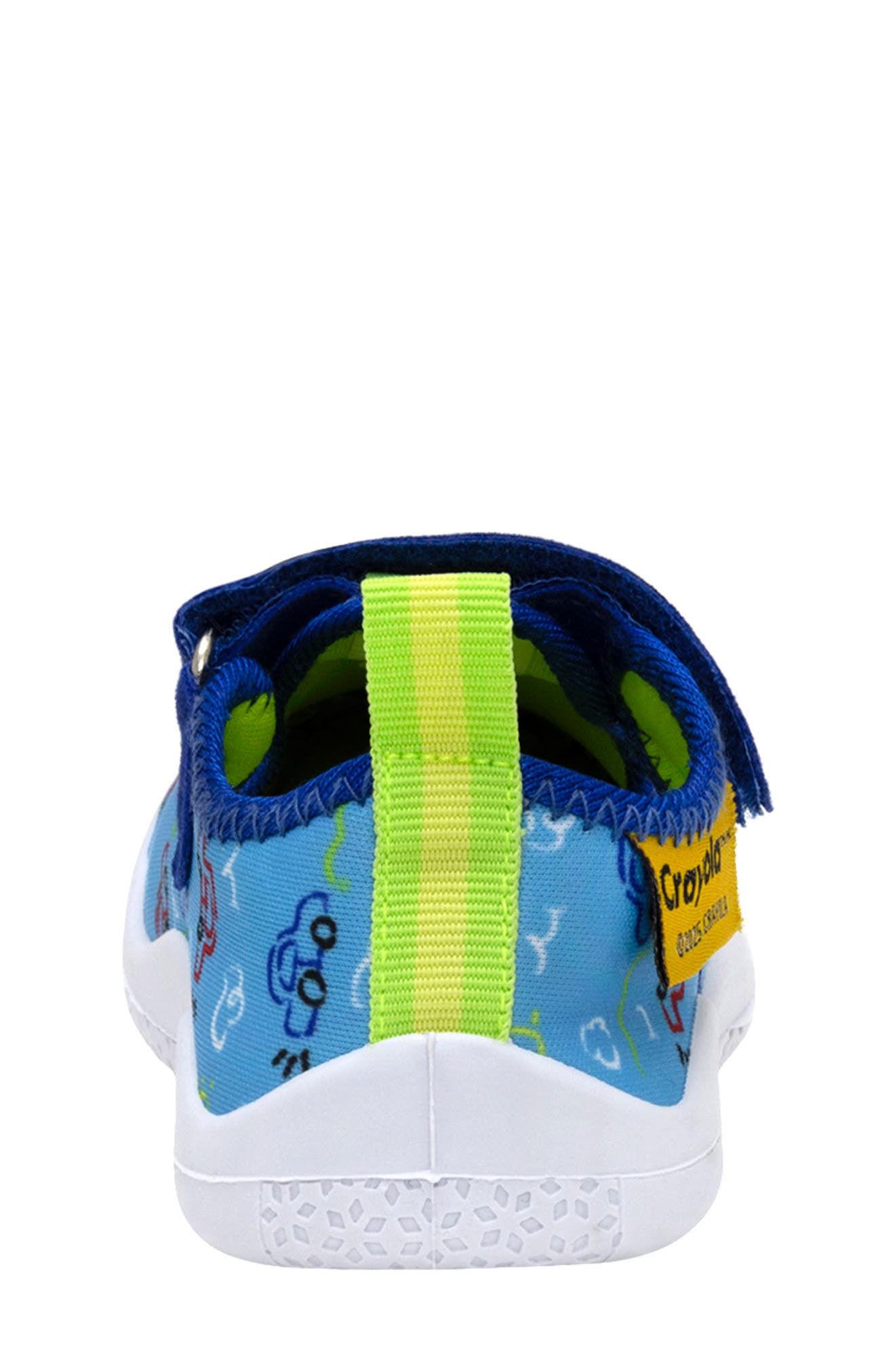 Robeez<sup>®</sup> Kids' Car Doodles Sandal, Alternate, color, Medium Blue