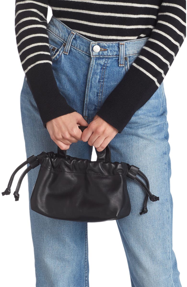 Madewell Mini The Piazza Leather Crossbody Bag, Alternate, color,