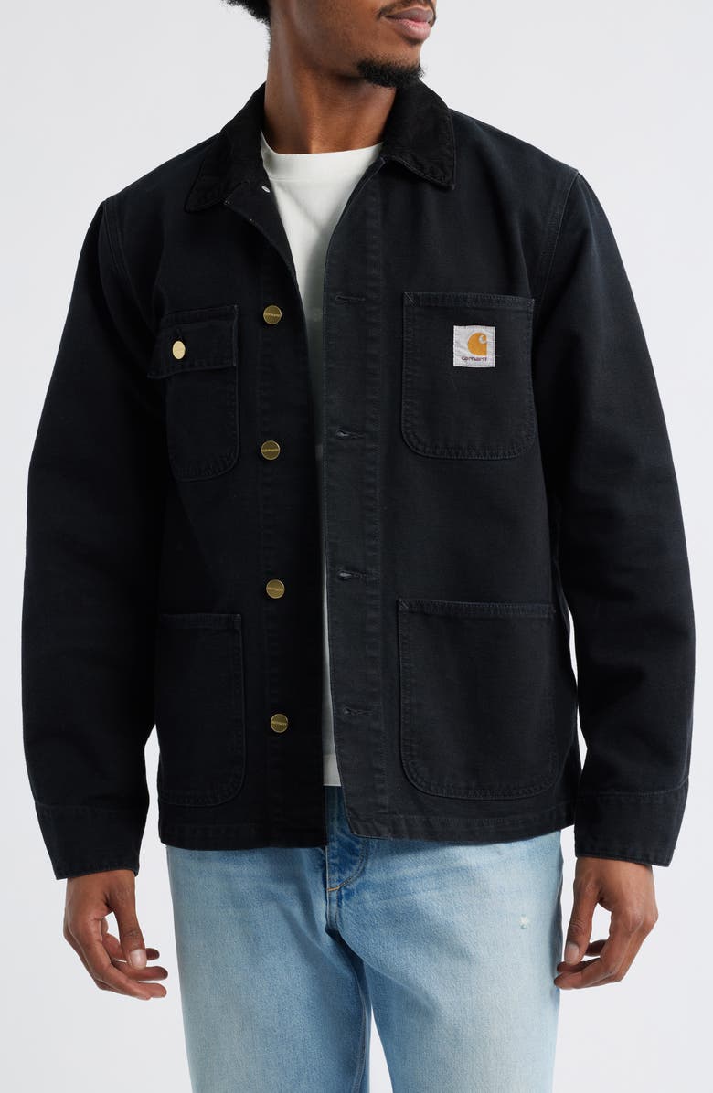 Carhartt Work In Progress Michigan Organic Cotton Canvas Coat, Main, color, 
