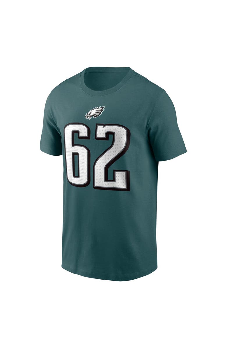 Nike Men's Nike Jason Kelce Midnight Green Philadelphia Eagles Player Name & Number T-Shirt, Alternate, color, 