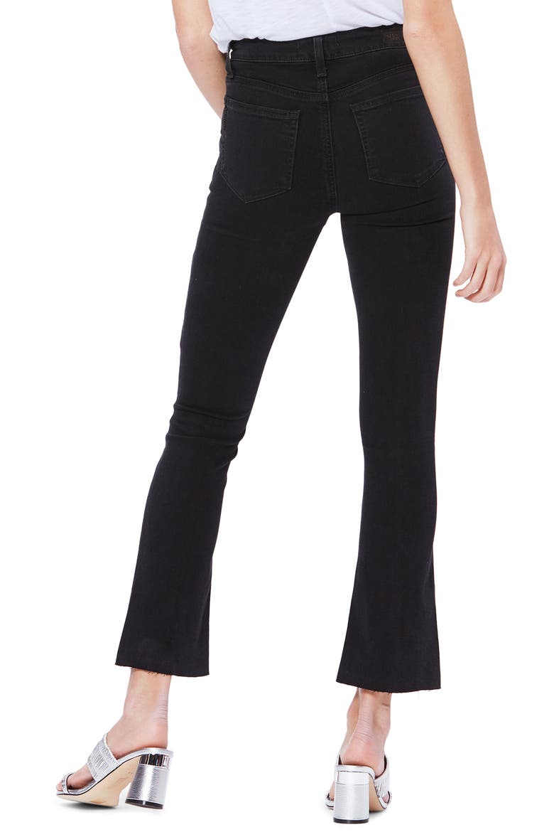 Transcend - Colette Seamed Crop Flare Jeans, Alternate, color, BLACK SPARROW