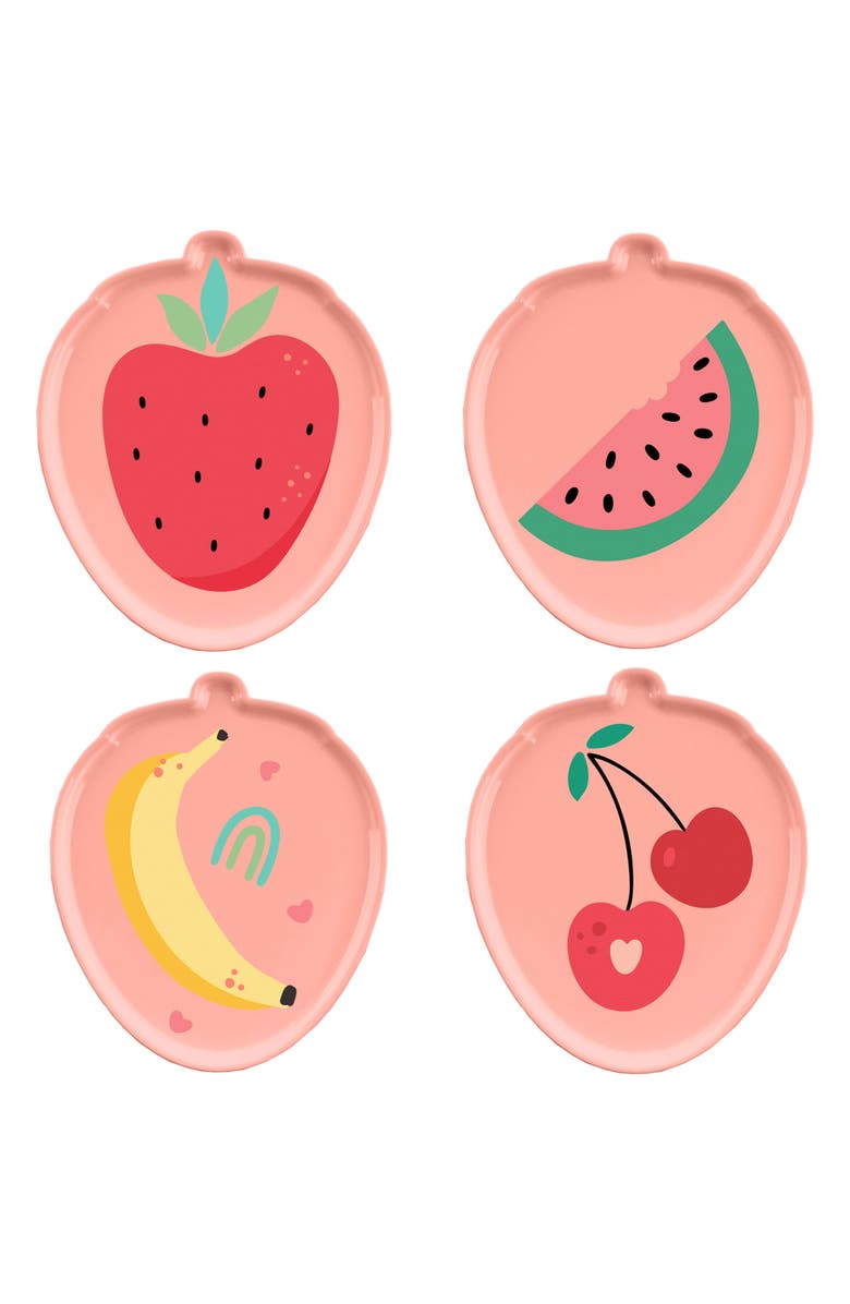 TarHong Kids' 4-Pack Fruit Plates, Main, color,