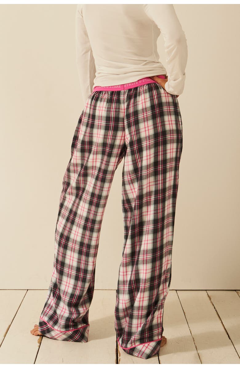 Stripe & Stare Ecovero Pyjama Bottoms, Alternate, color, No Grey Days