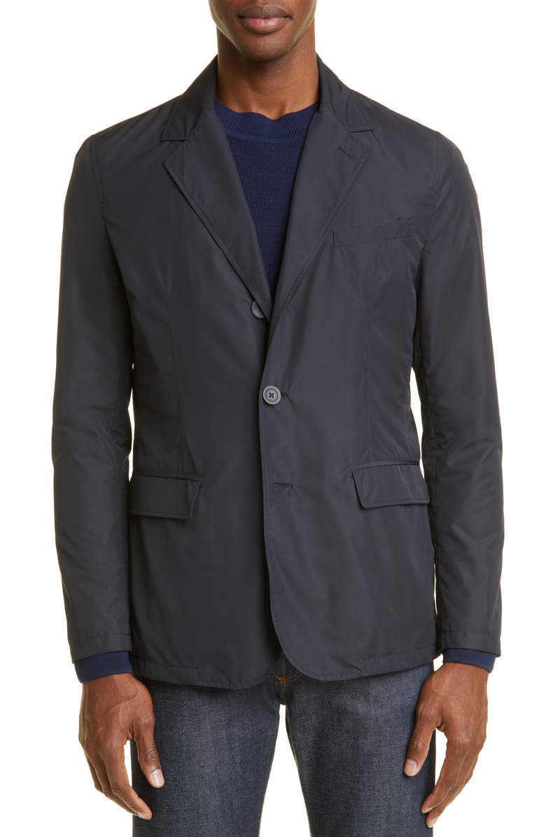 Herno Men's Byron Alcantara Blazer with Bib, Alternate, color, 