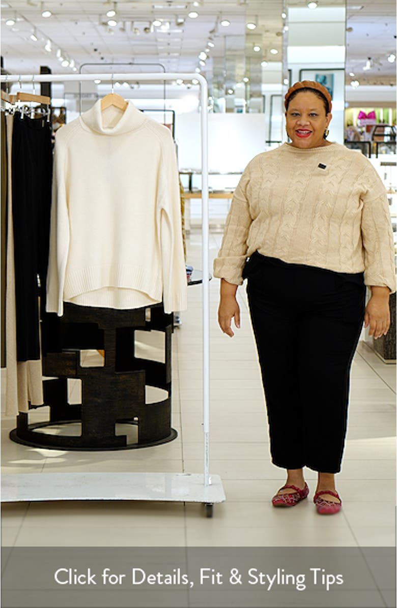 Brooklyn Oversize Wool & Cashmere Turtleneck Sweater, sales video thumbnail