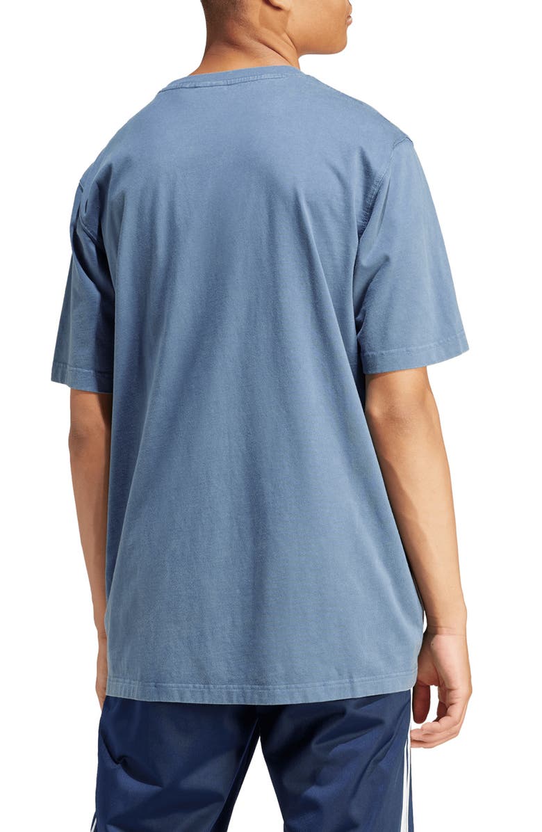 adidas Adicolor Oversize Embroidered Trefoil Outline T-Shirt, Alternate, color, 