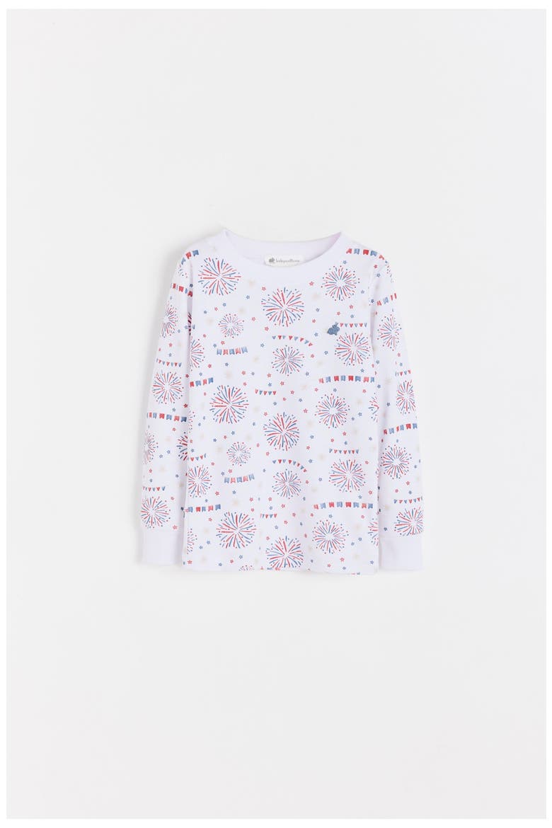 Atlanta Snug Fireworks Pajamas, Alternate, color, Printed