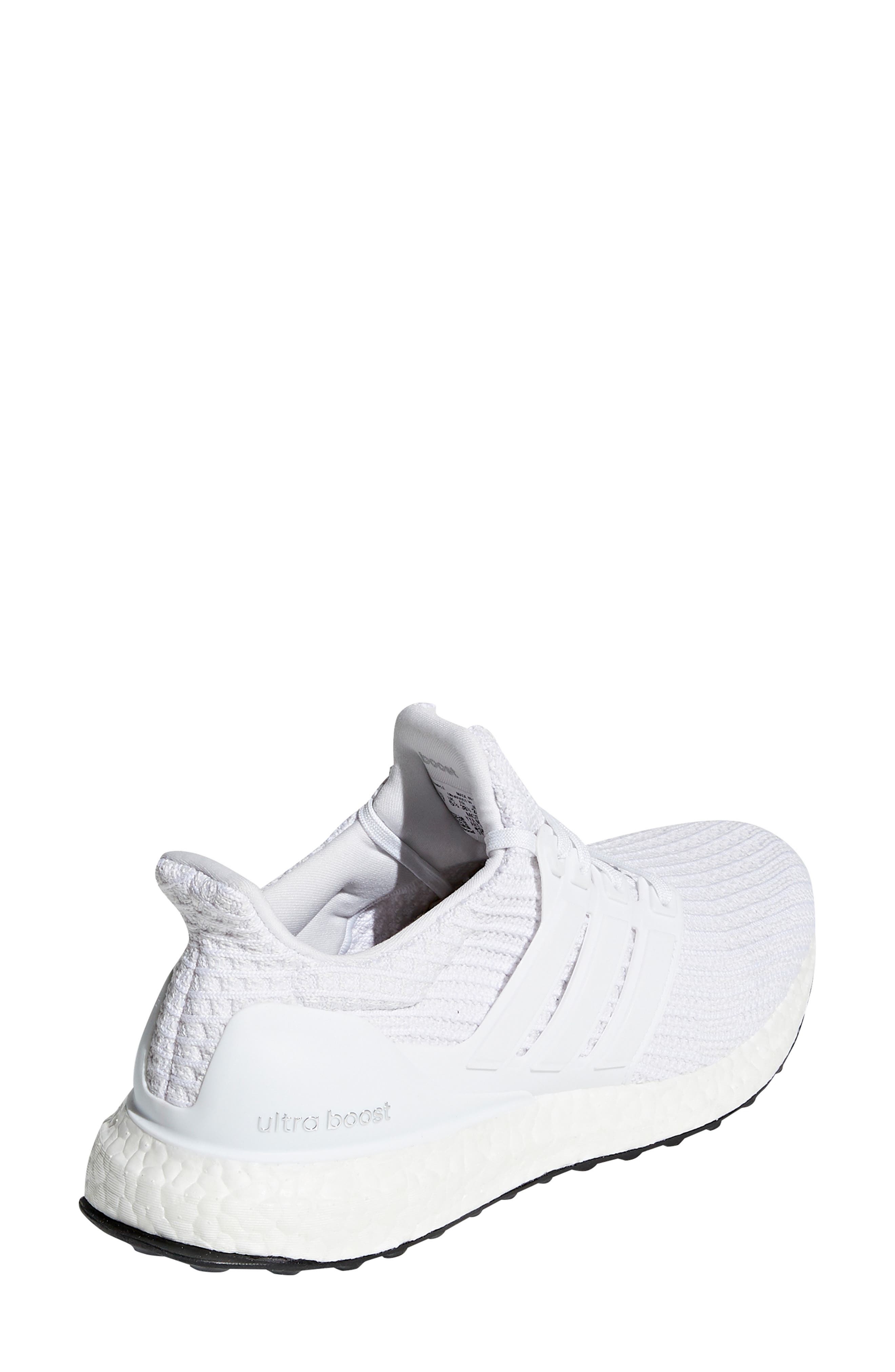 UltraBoost Running Shoe, Alternate, color, WHITE/ WHITE