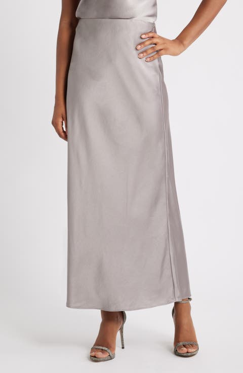 Satin Maxi Skirt