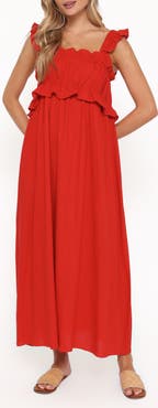 Petal & Pup Ross Frill Strap Maxi Dress