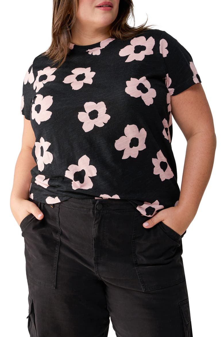 The Perfect T-Shirt, Main, color, FLOWER POP