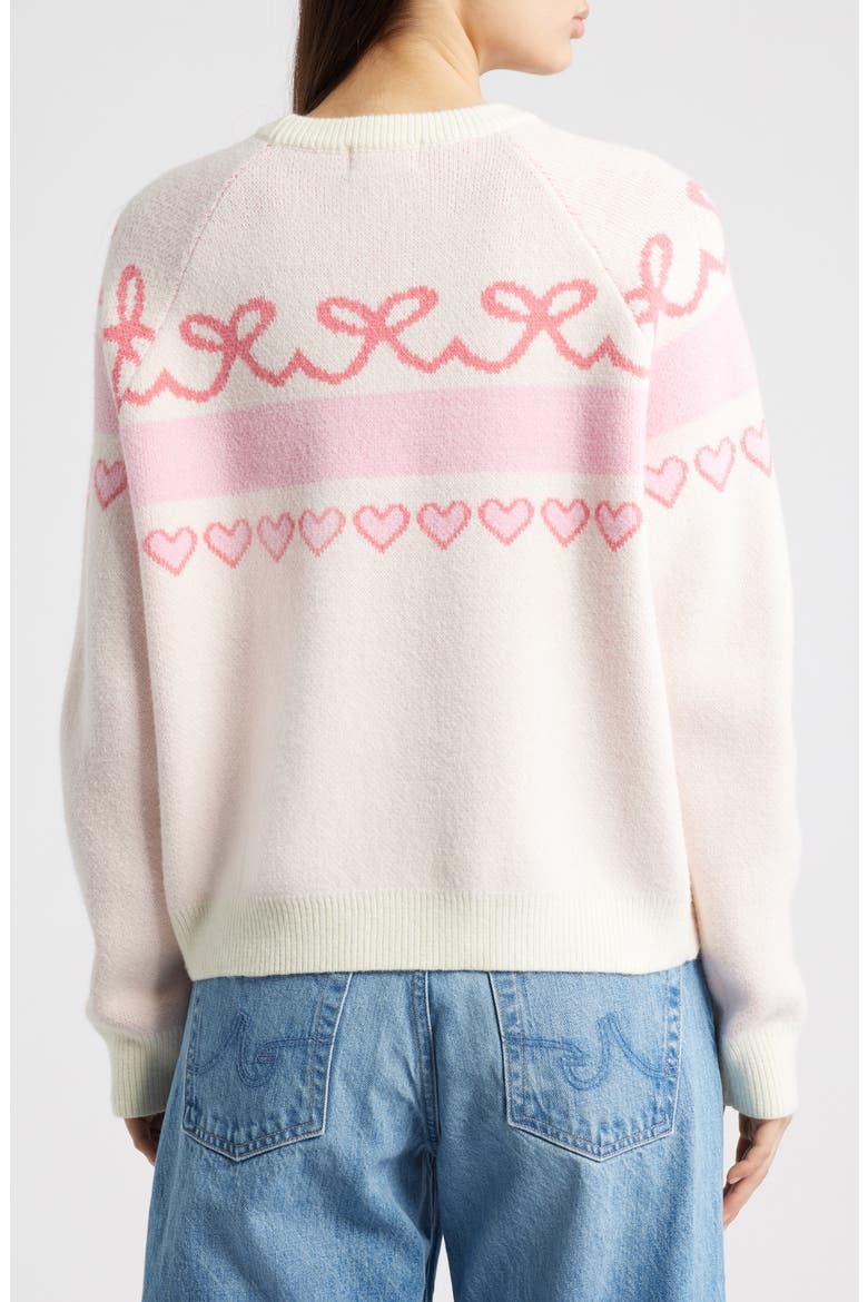 Sweet Bow Blair Sweater, Alternate, color, CREAM