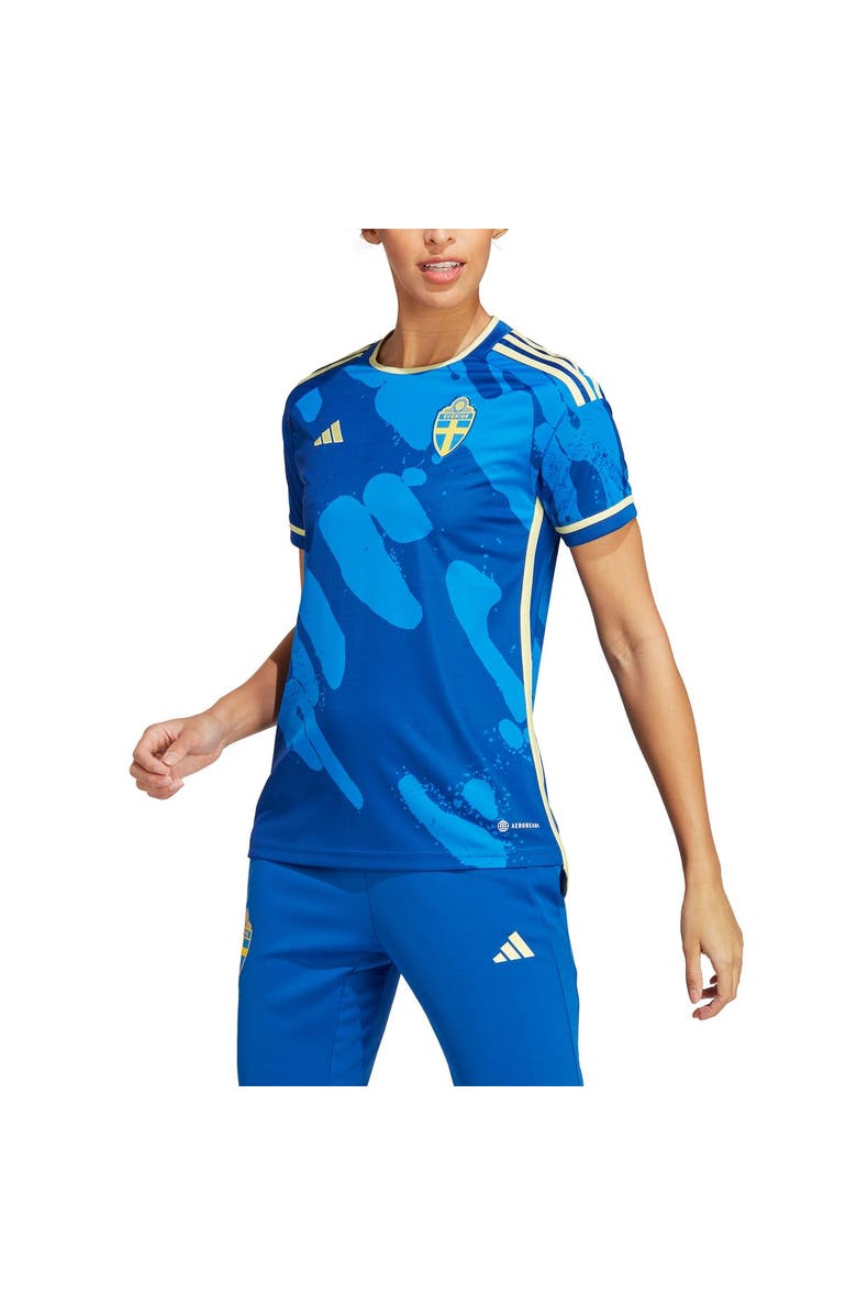 adidas Women's adidas  Royal Sweden Women's National Team 2023 Away Replica Jersey, Alternate, color, 