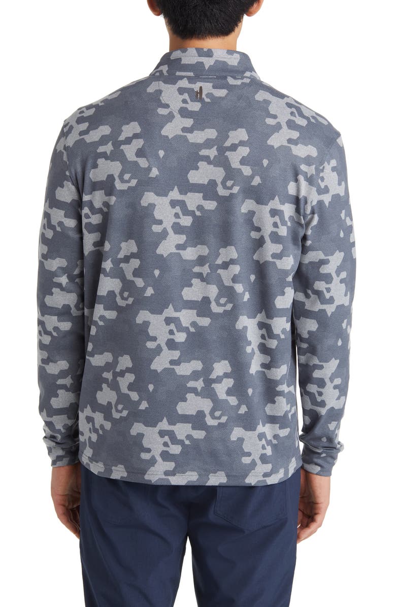 johnnie-O Gridlock Camo Fleece Half Zip Pullover, Alternate, color,