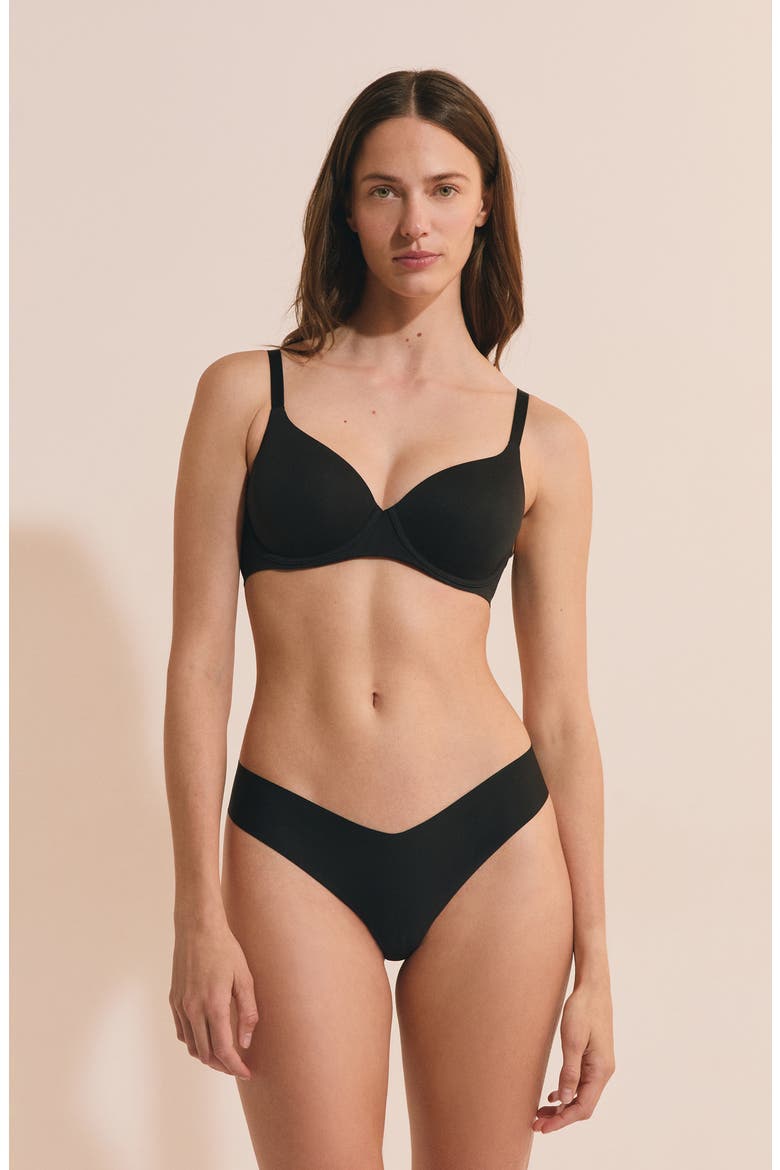 Invisible Full Coverage Bra, Alternate, color, BLACK