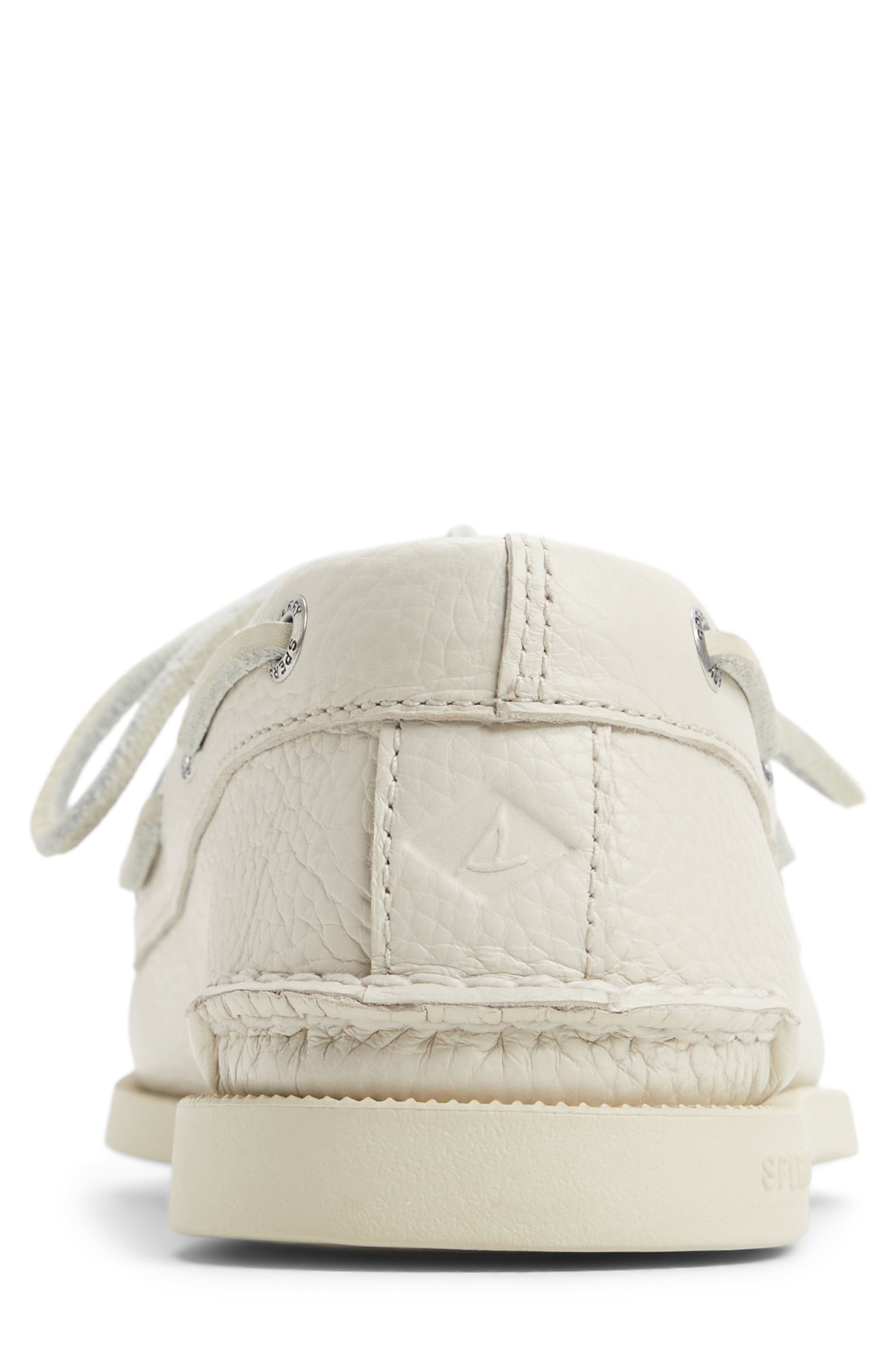 Authentic Original Boat Shoe, Alternate, color, WHITE