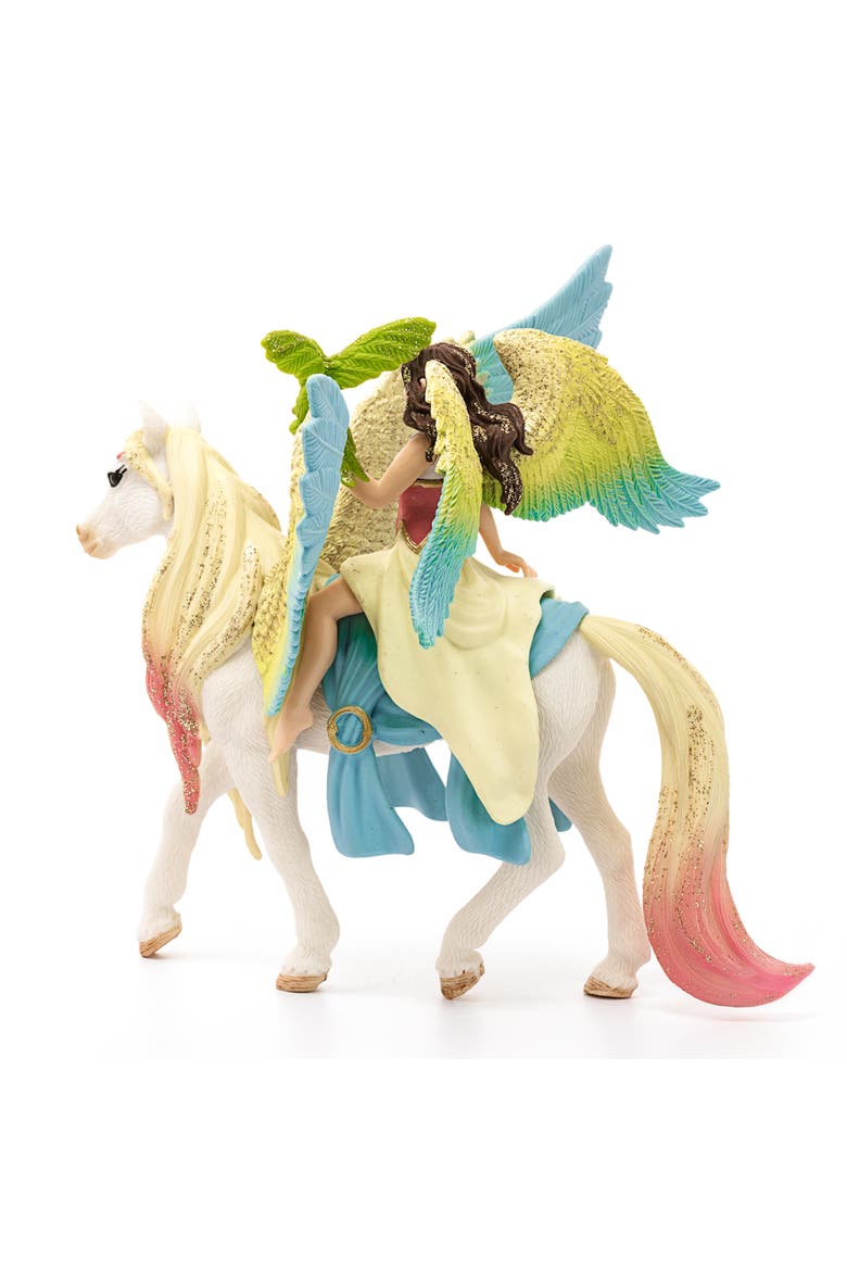 Bayala Fairy Surah With Glitter Pegasus 3 Piece Figurine Playset, Alternate, color, Multicolored