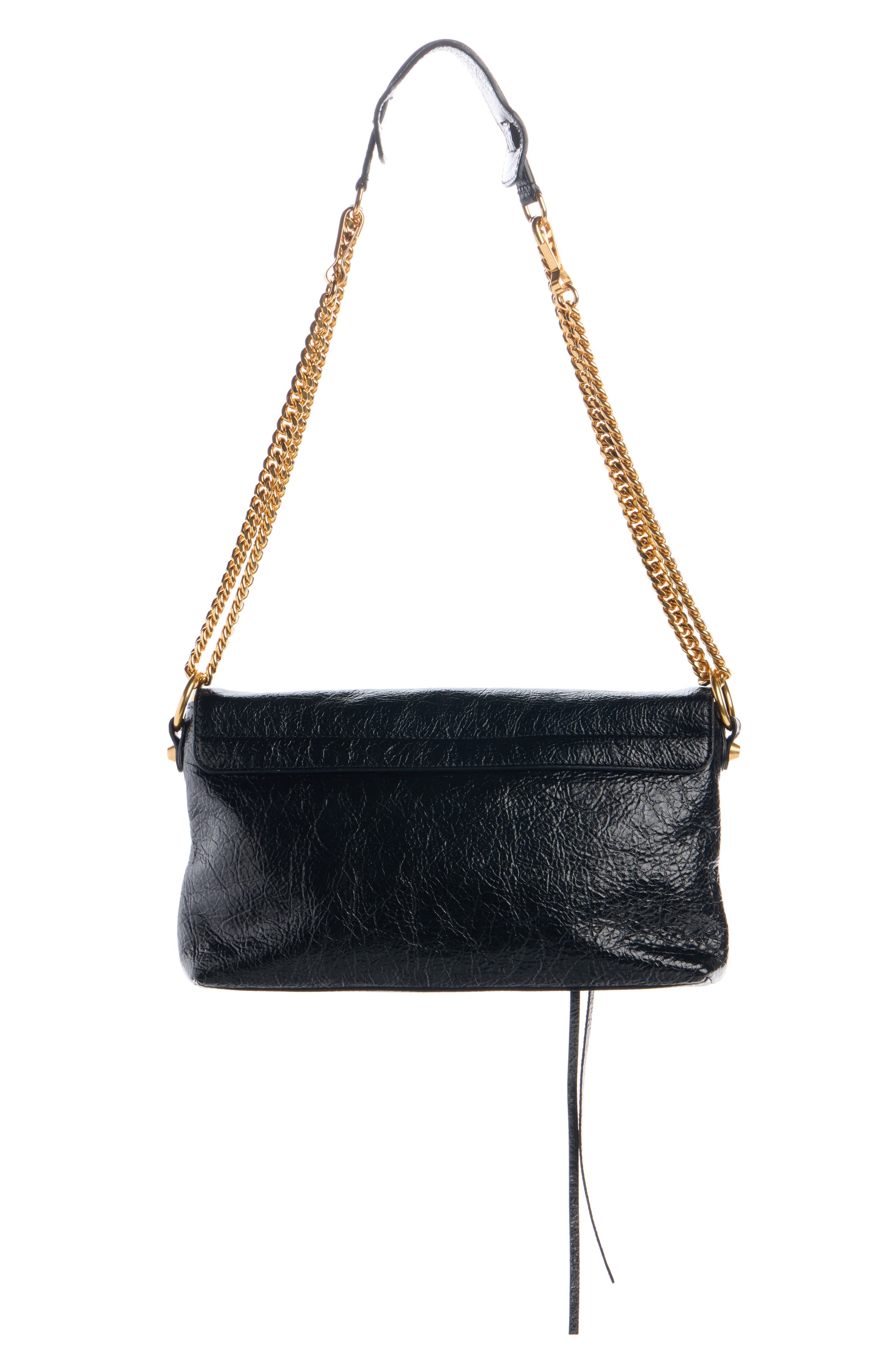 Le City Leather Shoulder Bag, Alternate, color, 1000 BLACK
