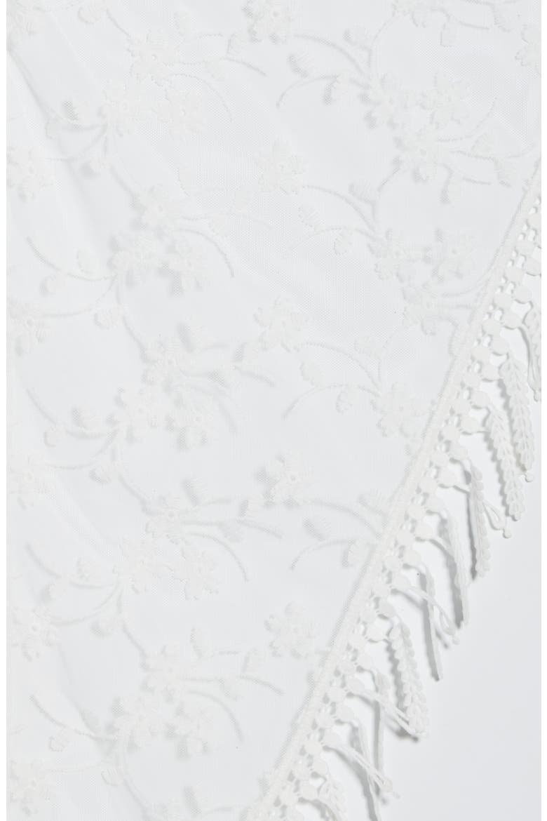 Floral Lace Trim Scarf, Alternate, color, NATURAL